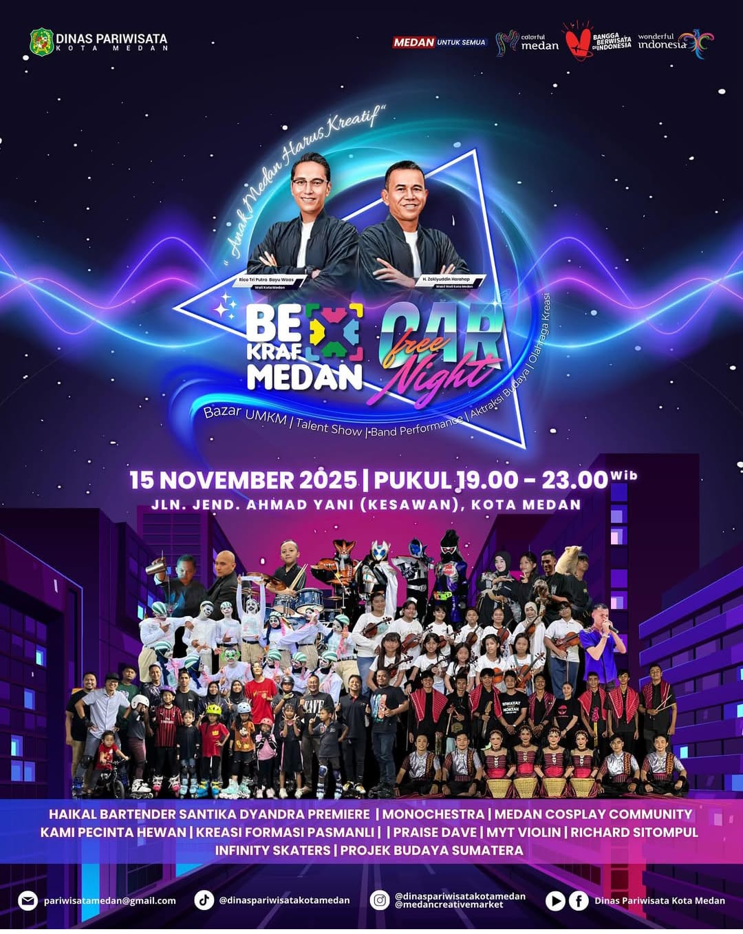 Car Free Night X Bekraf Medan