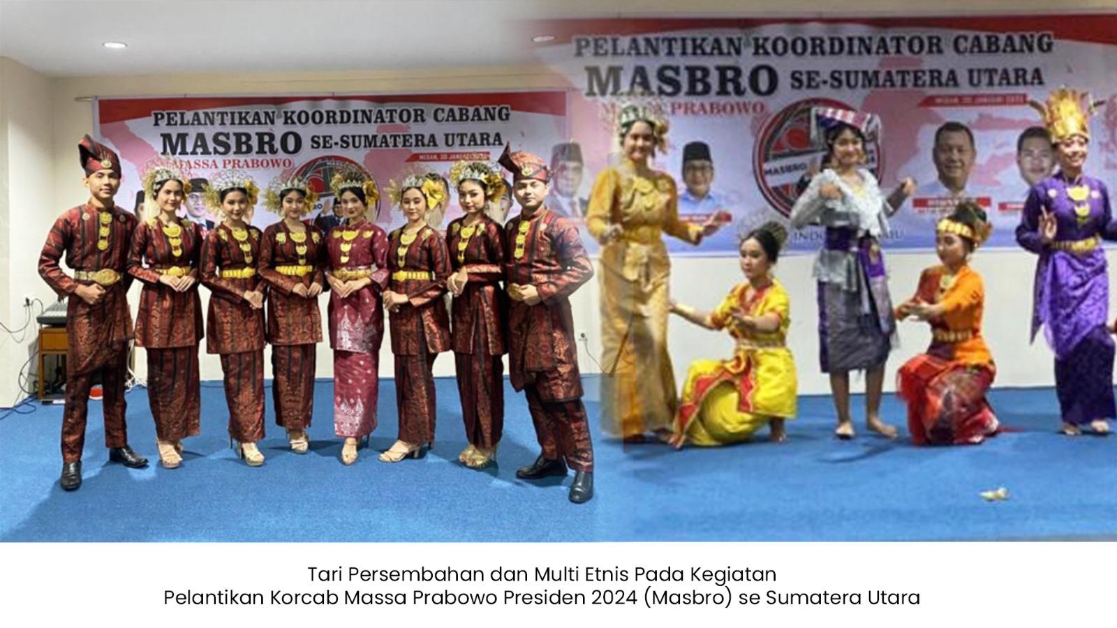 Pelantikan Korcab Massa Prabowo Presiden 2024 (Masbro) se Sumatera Utara Tanggal 30 Januari 2025 Di Sulthan Hotel Medan