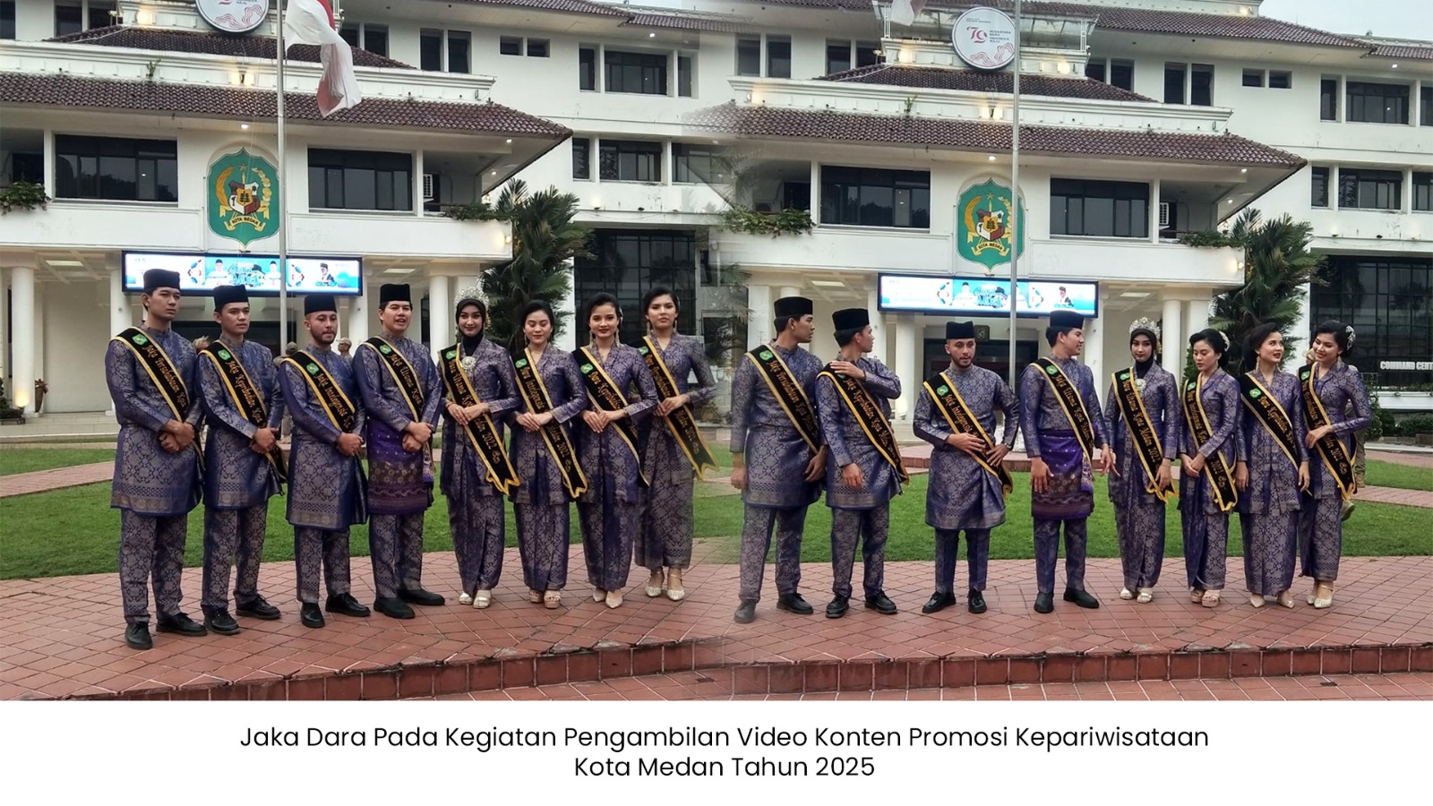 Pengambilan Video Konten Promosi Kepariwisataan Kota Medan Tahun 2025 Tanggal 04 Februari 2025 Di Kantor Wali Kota Medan