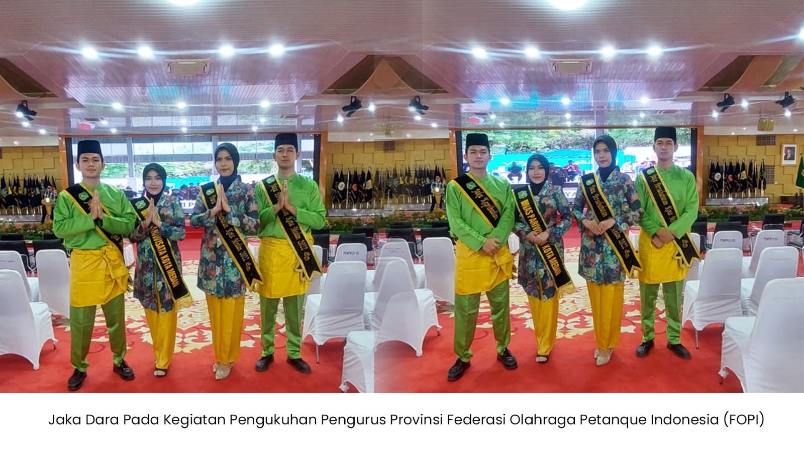 Pengukuhan Pengurus Provinsi Federasi Olahraga Petanque Indonesia (FOPI) Tanggal 17 Februari 2025 Di Aula H. Tengku Rizal Nurdin