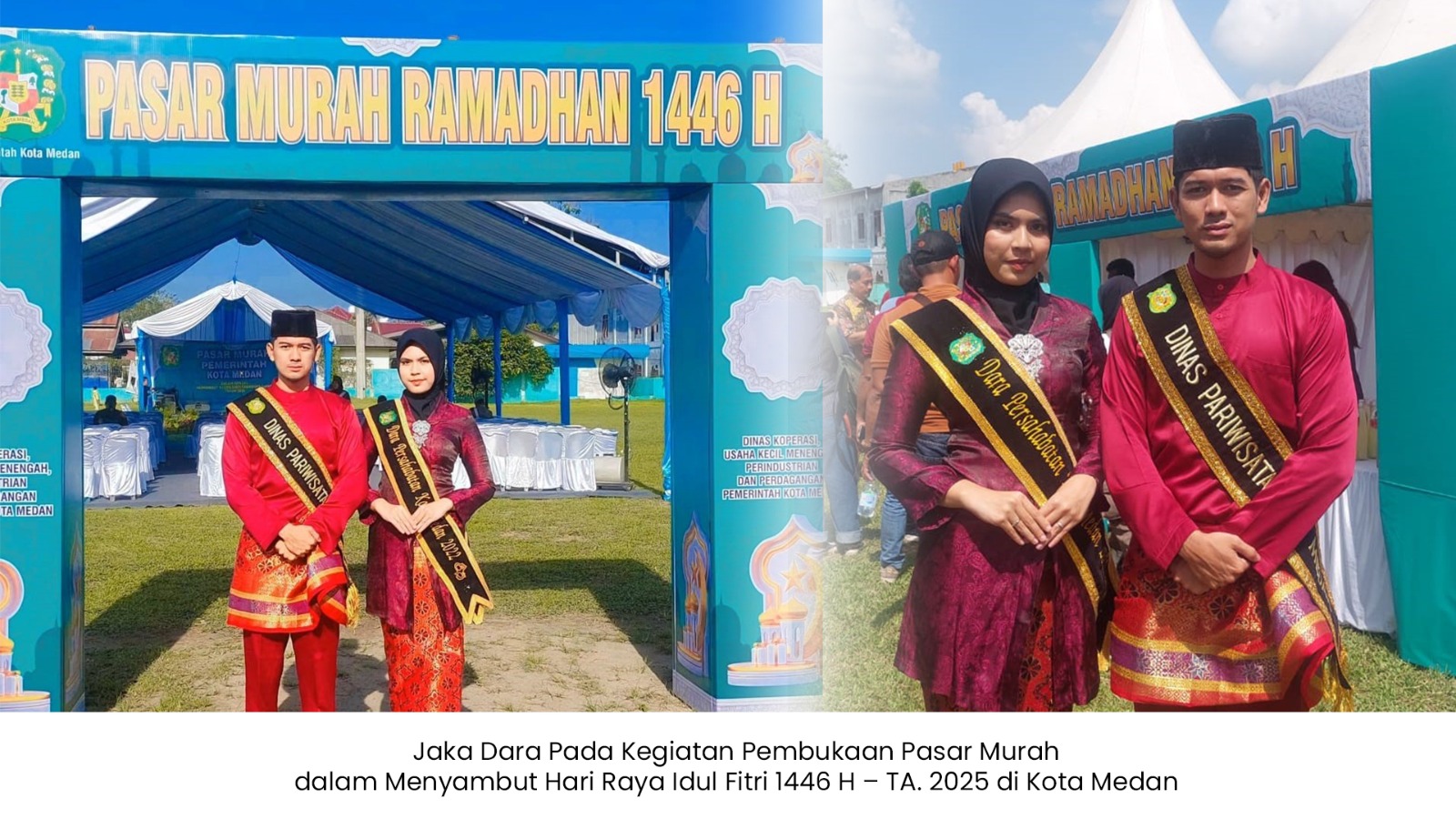 Pembukaan Pasar Murah dalam Menyambut Hari Raya Idul Fitri 1446 H – TA. 2025 di Kota Medan Tanggal 20 Februari 2025 Di Lapangan Sejati