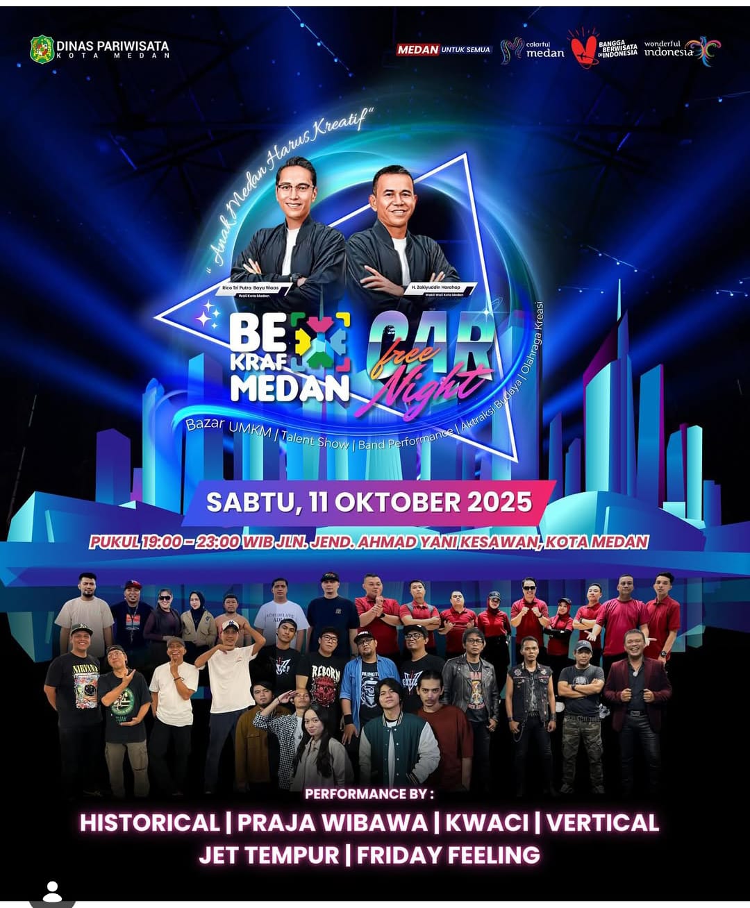 Car Free Night X Bekraf Medan