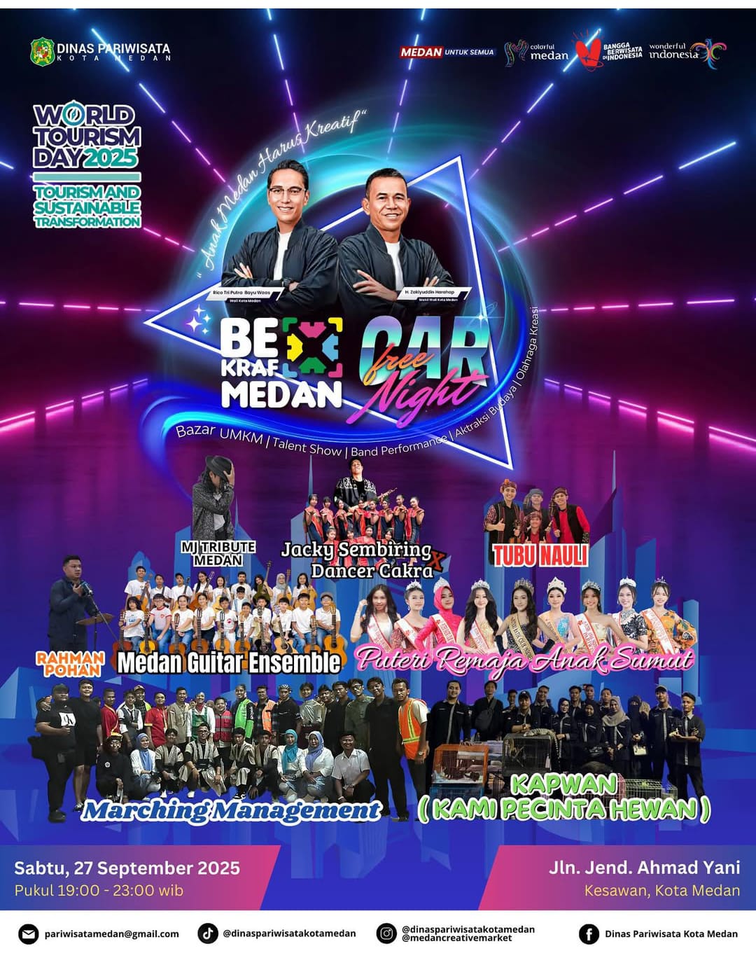 Car Free Night X Bekraf Medan