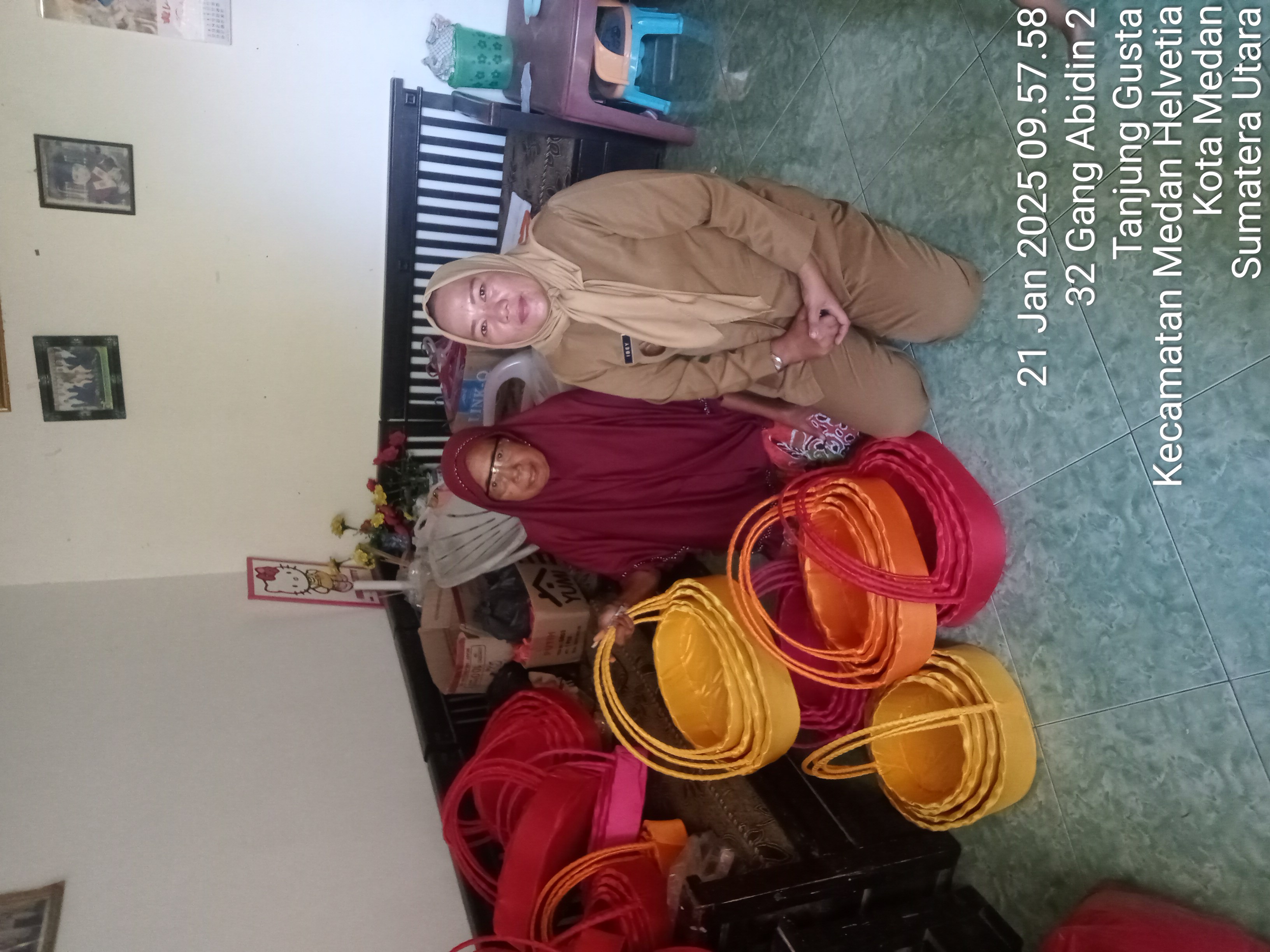 Keranjang parsel rotan