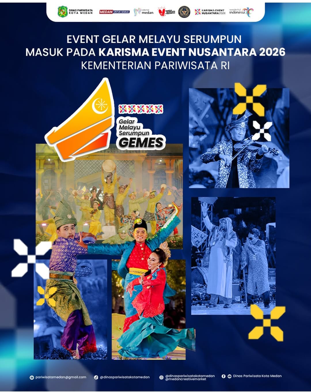 Event Gelar Melayu Serumpun Masuk Karisma Event Nusantara 2026, Siap Digelar Juni 2026 di Kota Medan