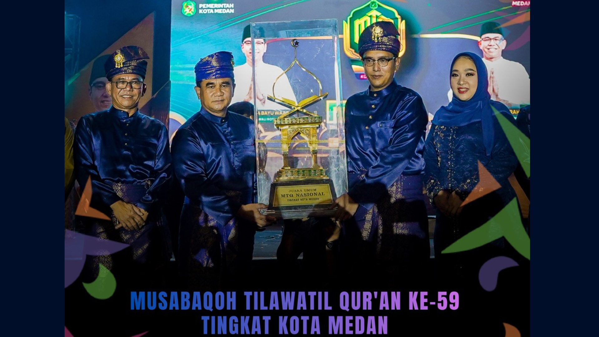 Pembukaan MTQ ke-59 Tingkat Kota Medan Resmi Digelar, Usung Tema Membangun Ketaatan Hakiki