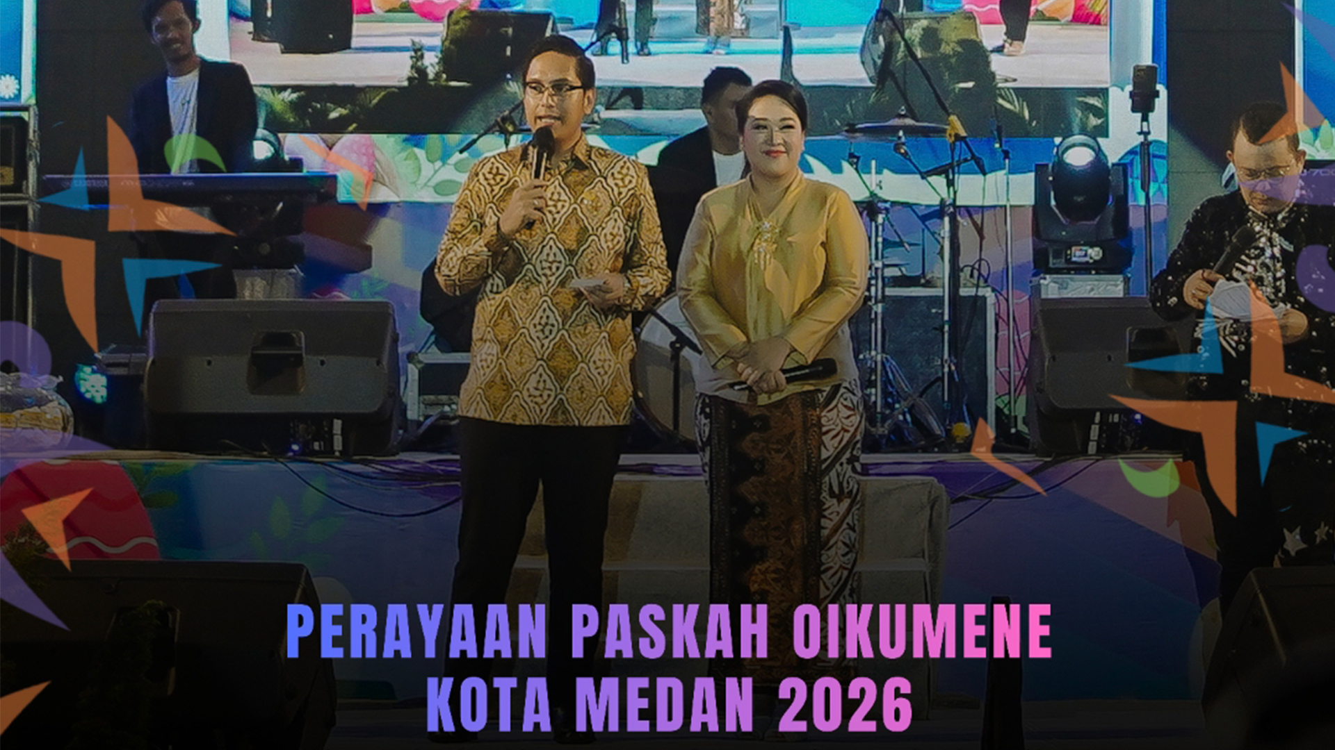 Wajah Indah Keberagaman: Perayaan Paskah Oikumene Kota Medan 2026 Berlangsung Khidmat di Pardede Hall