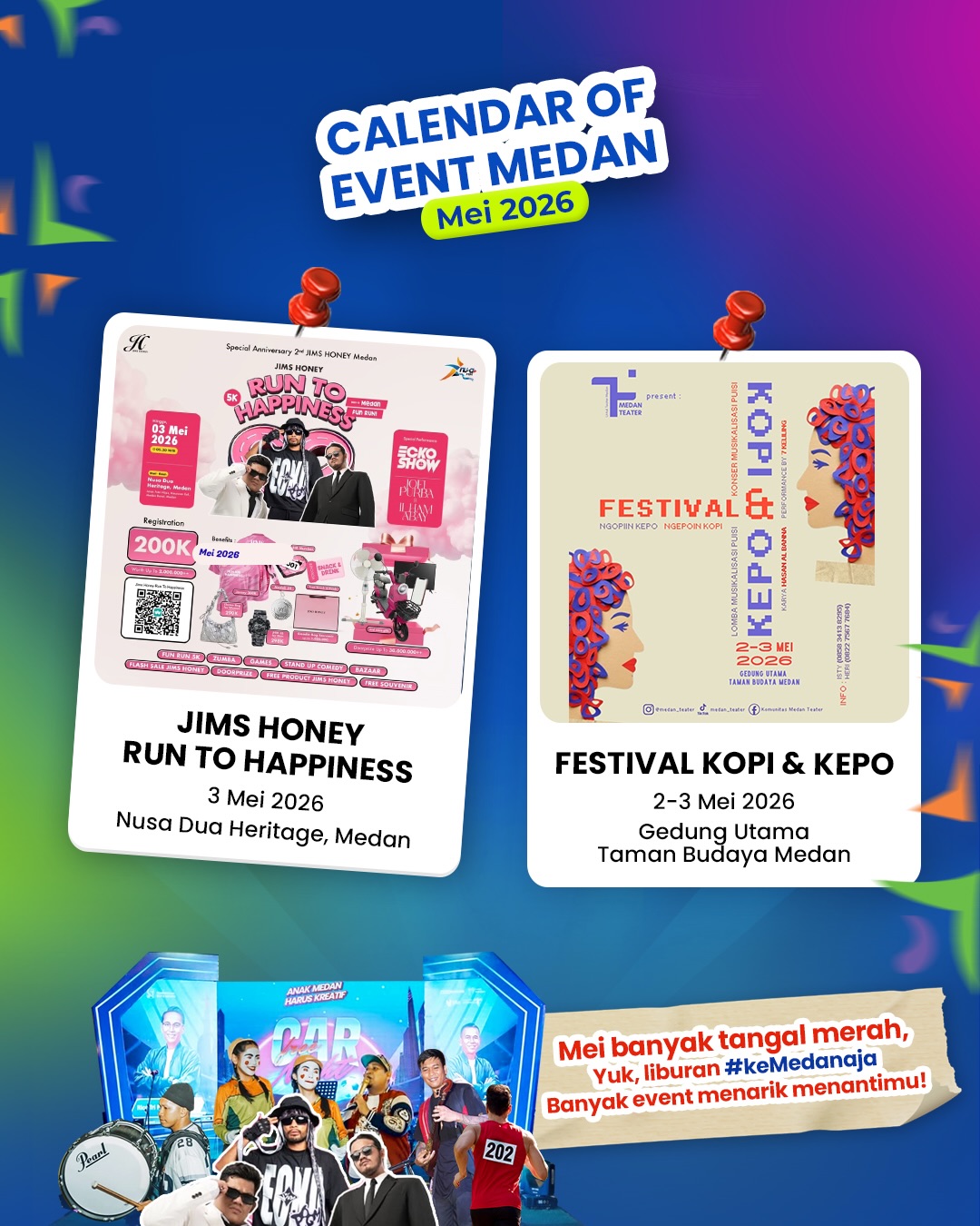 Jims Honey Run to Happiness & Festifal Kopi dan Kepo
