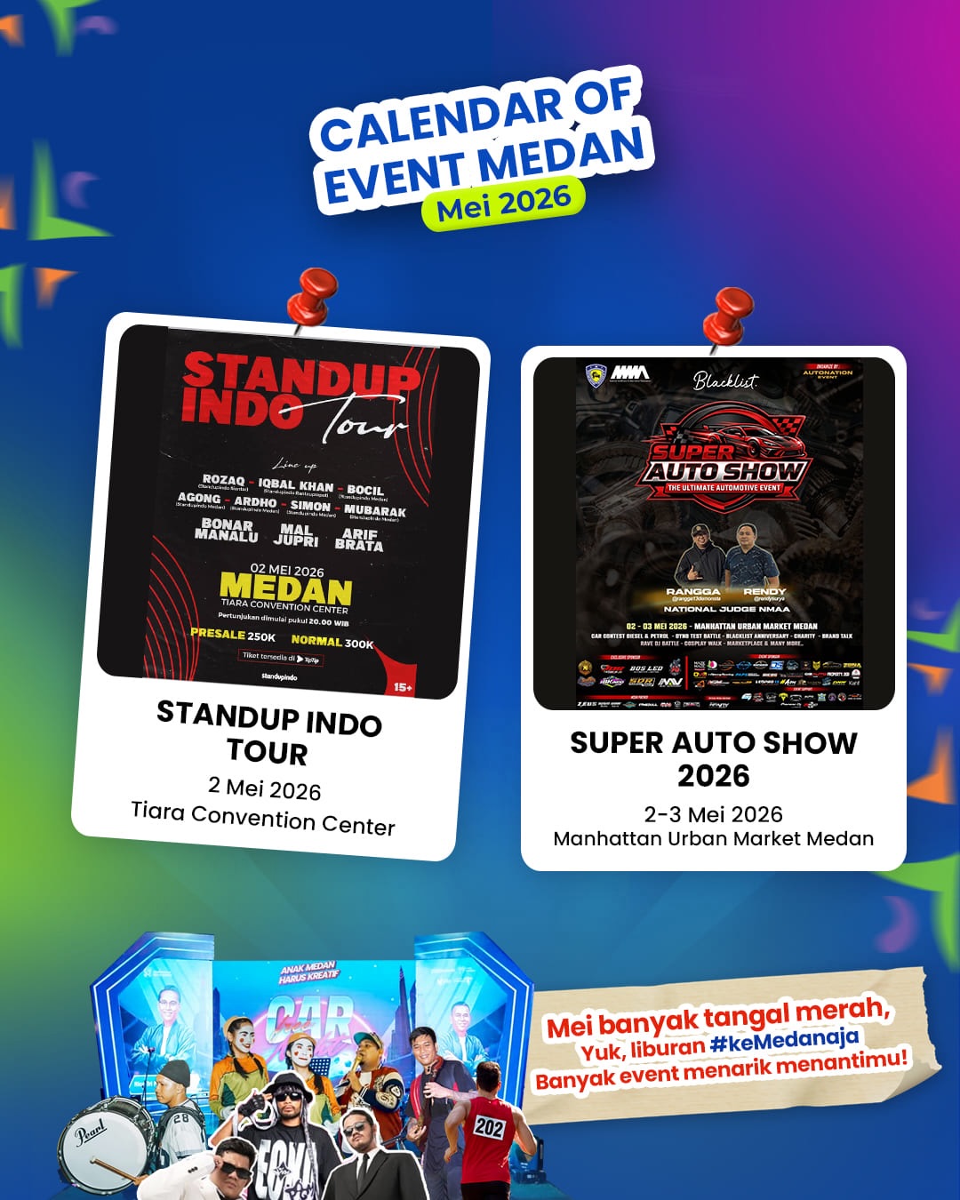 Standup Indo Tour & Super Auto show 2026
