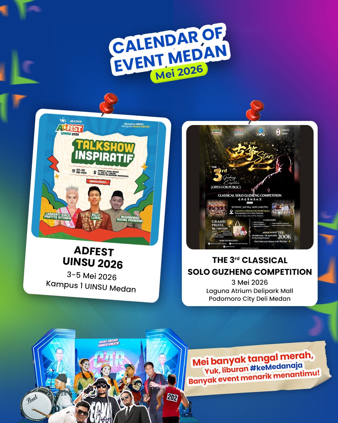 Adfest UINSU 2026 & The 3rd Classical Solo Guzheng Competition
