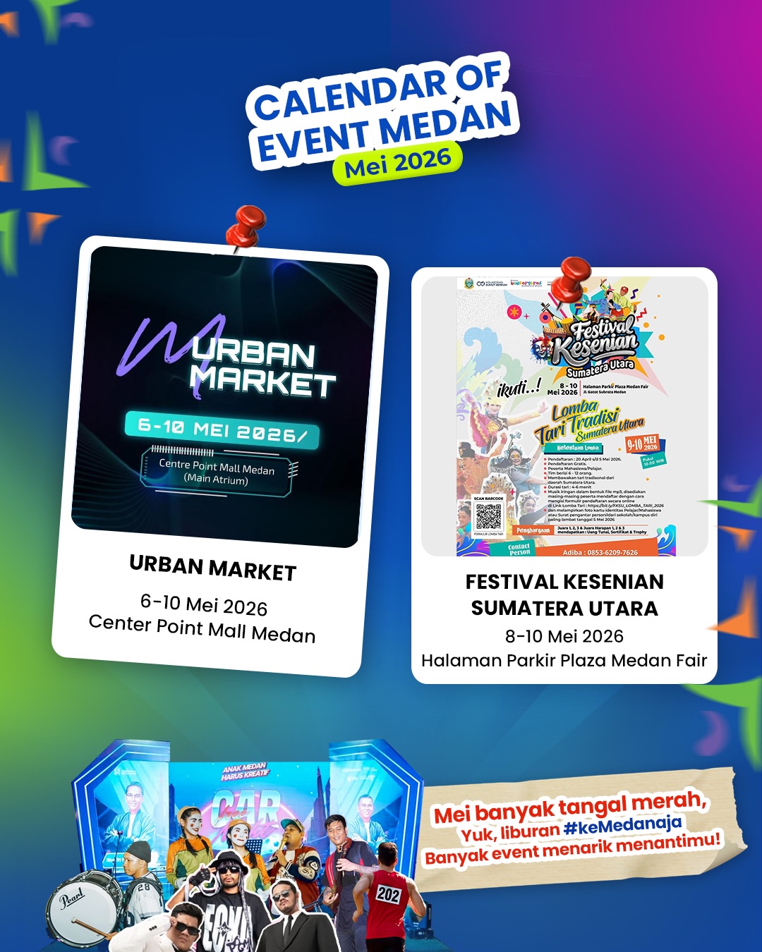Urban Market & Festival Kesenian Sumatera Utara 