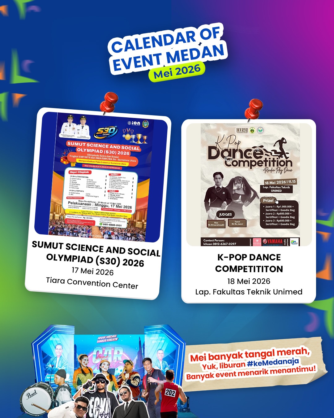 Sumut Science And Social Olympiad (S30) 2026 & K.Pop Dance Competition
