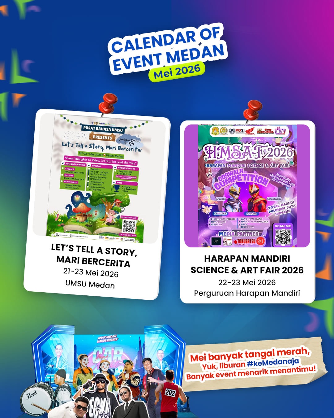 Let's Tell A Story, Mari Bercerita & Harapan Mandiri Science & Art Fair 2026 2026