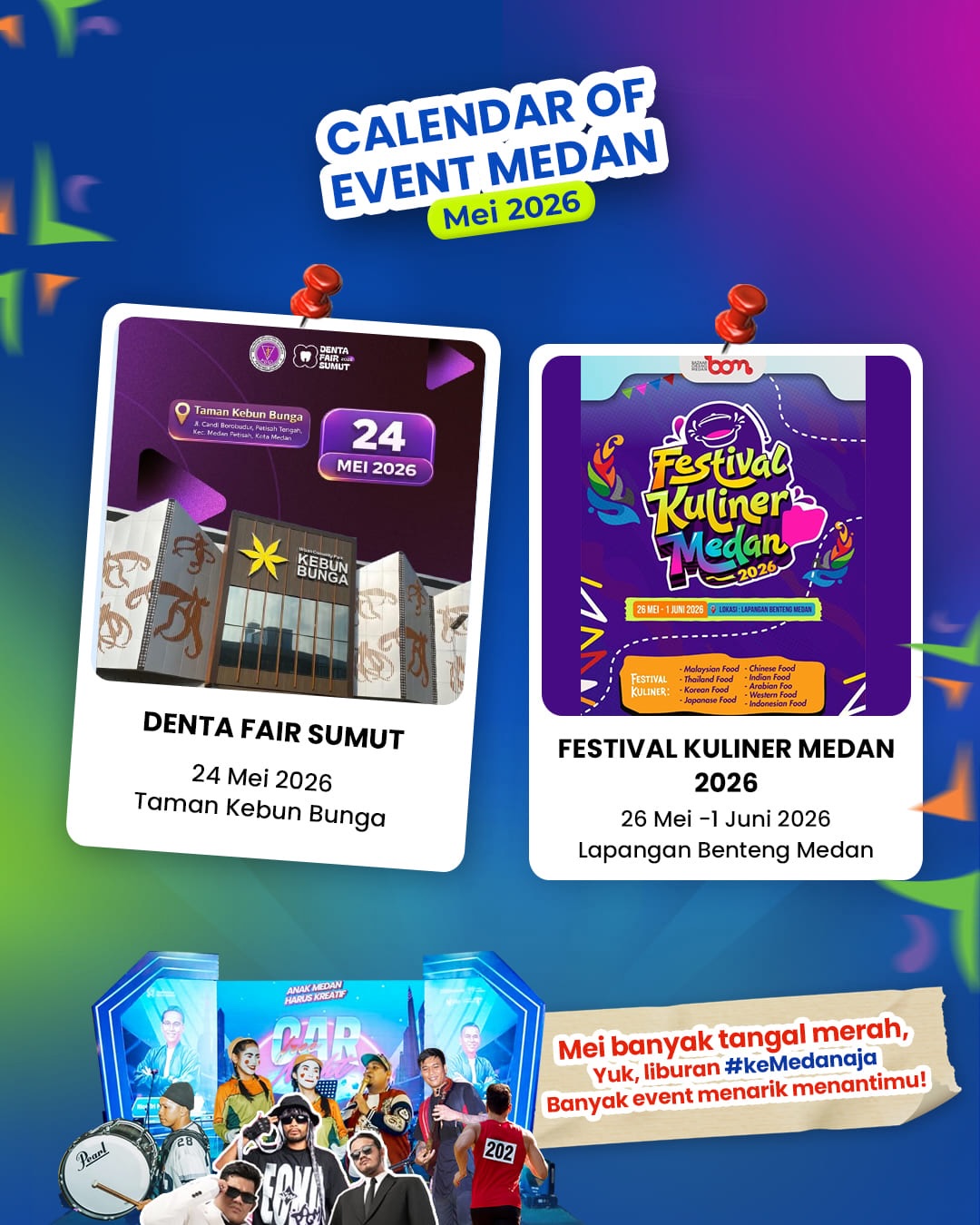 Denta Fair Sumut & Festival Kuliner Medan 2026 