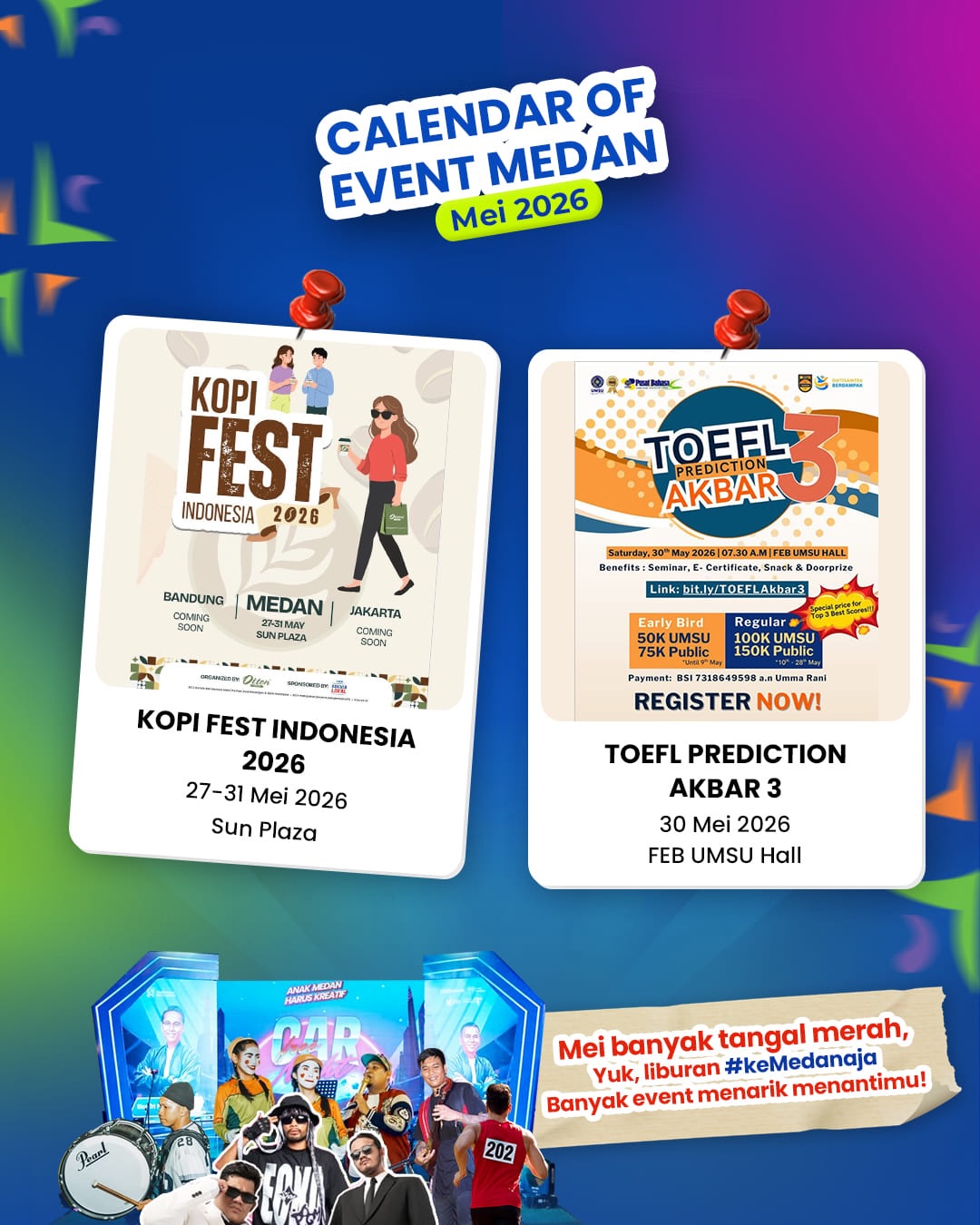 Kopi Fest Indonesia 2026 & Toefl Prediction Akbar 3