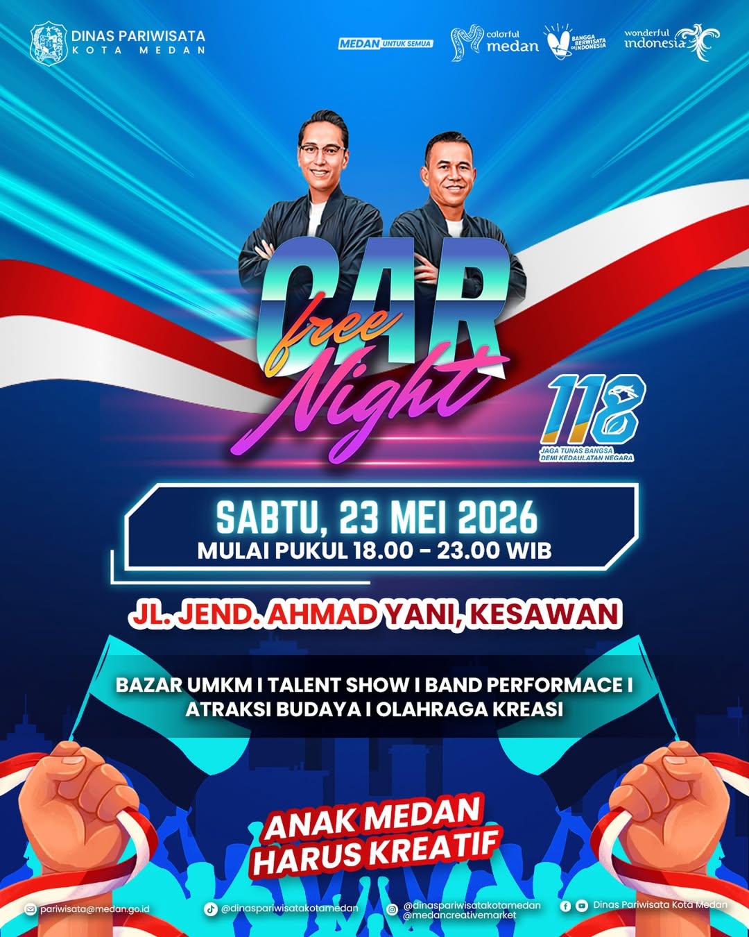 Car Free Night  23 Mei 2026
