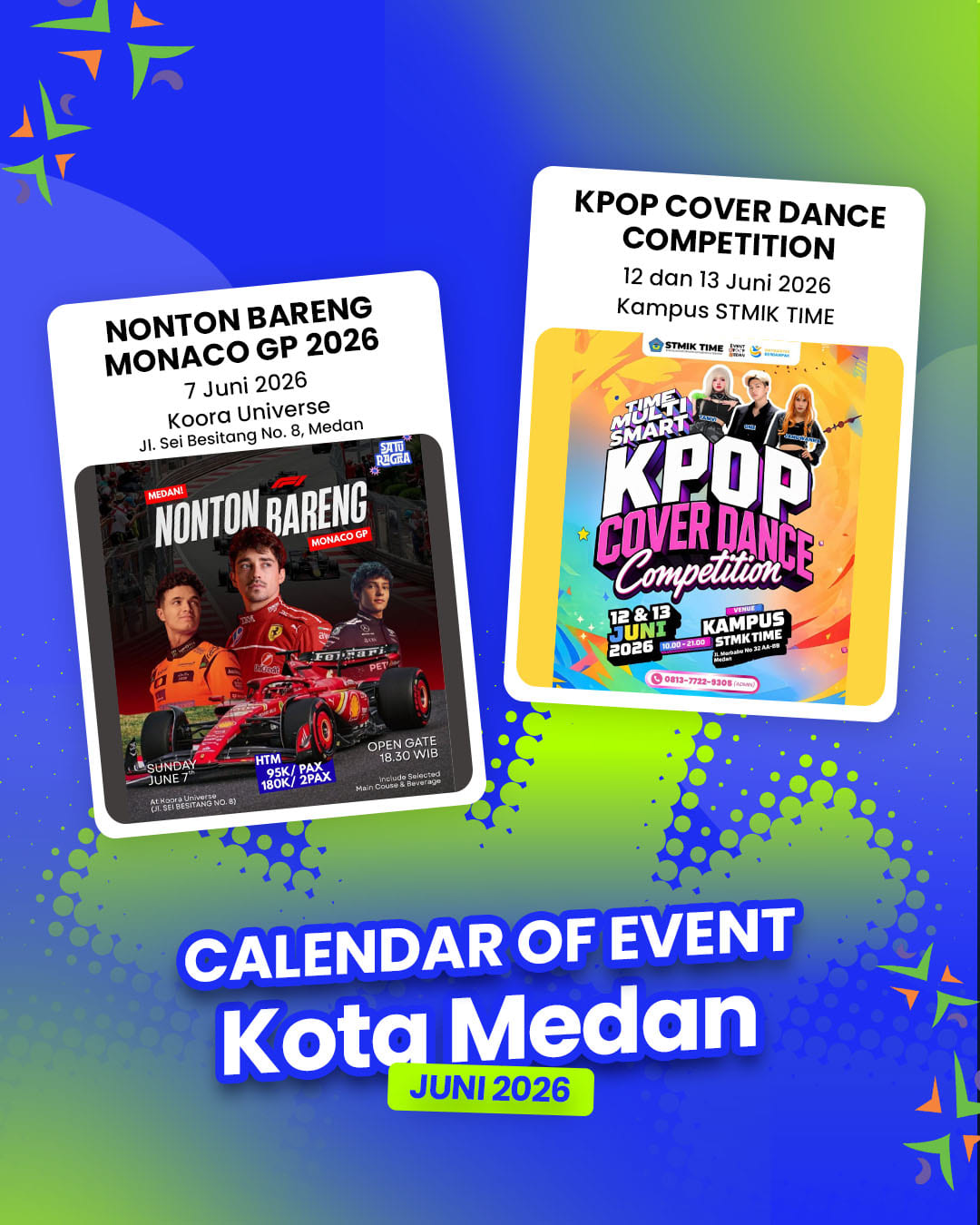 Nonton Bareng Monaco Gp 2026 & Kpop Cover dance Competition