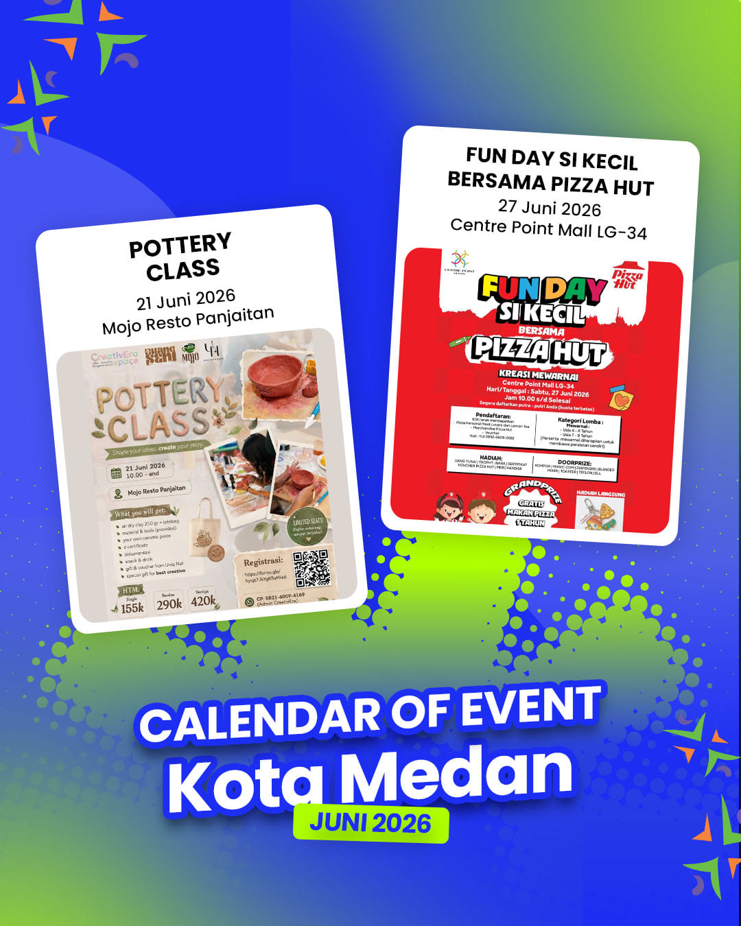 Pottery Class & Fun Day Si Kecil Bersama Pizza Hut