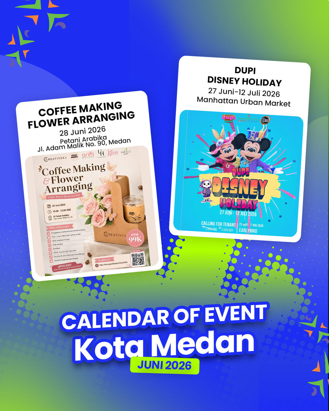 Coffe Making Flower Arranging & Dupi Disney Holiday