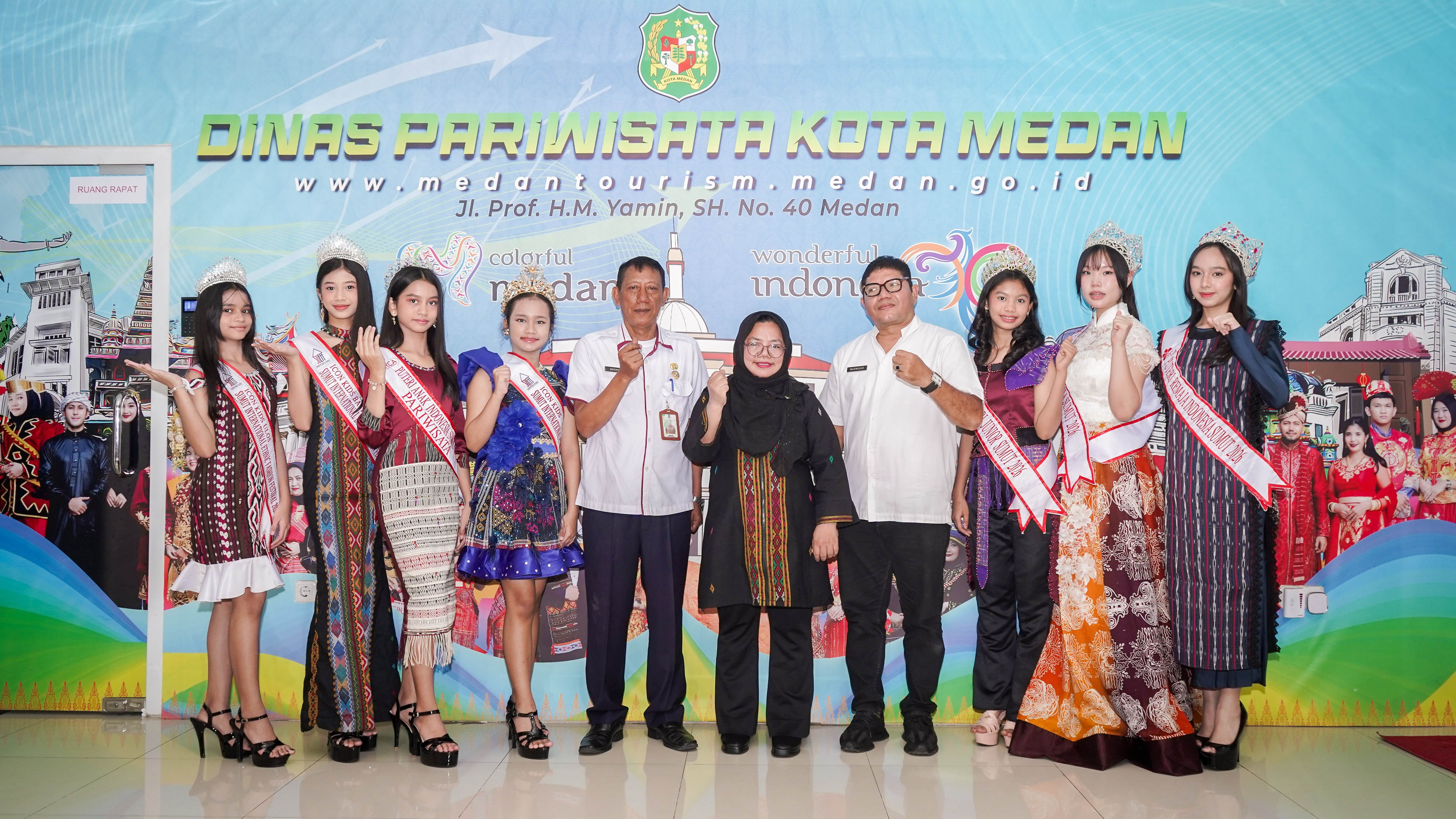  Dinas Pariwisata Kota Medan Terima Audiensi Puteri Remaja dan Puteri Anak Sumatera Utara 2026