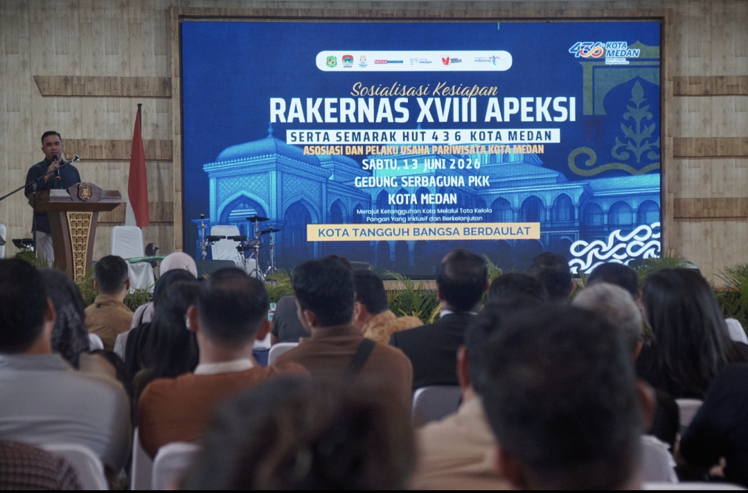 Sosialisasi Kesiapan RAKERNAS XVIII APEKSI dan Semarak HUT ke-436 Kota Medan Sukses Digelar