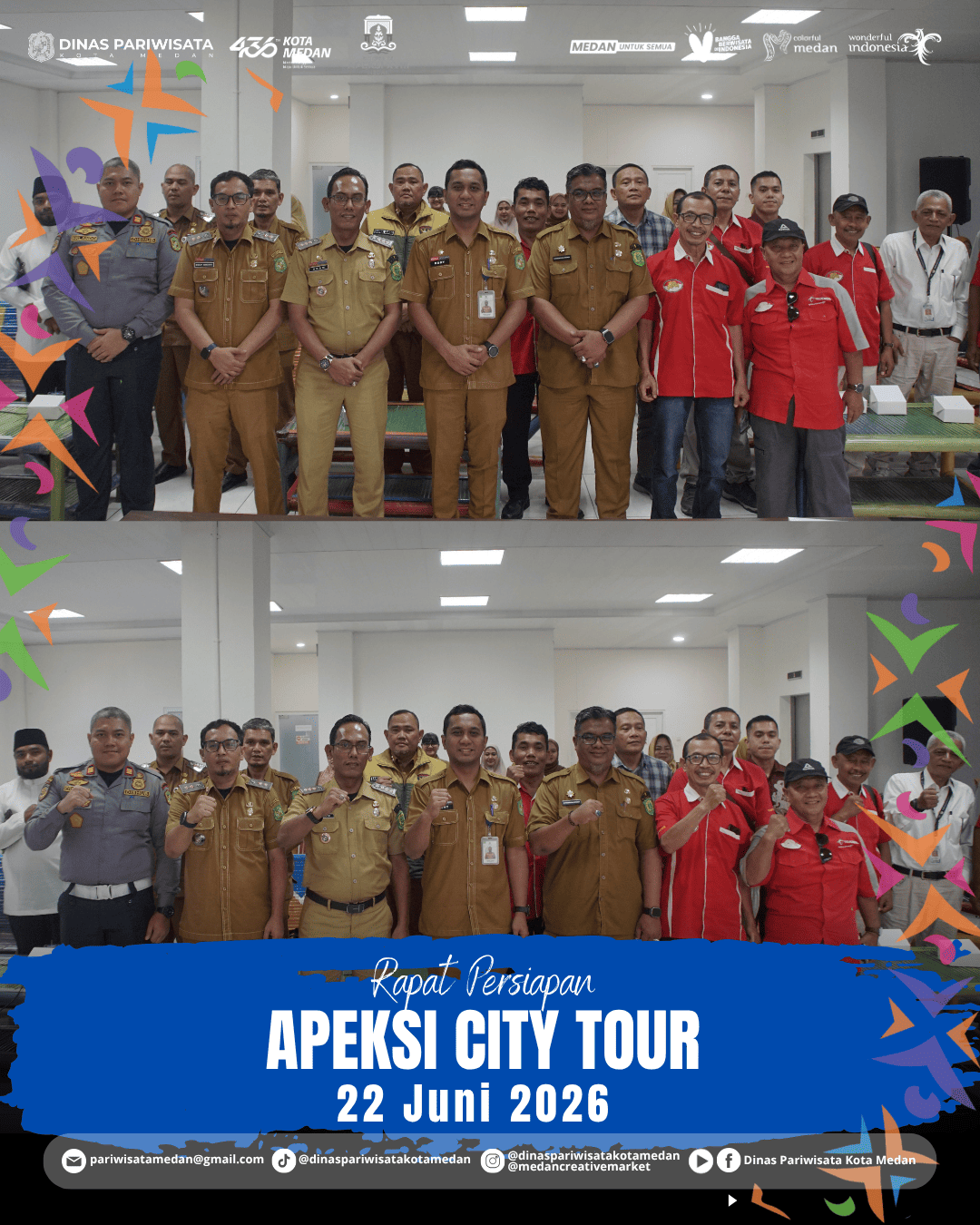 Dinas Pariwisata Kota Medan Gelar Rapat Persiapan City Tour APEKSI 2026