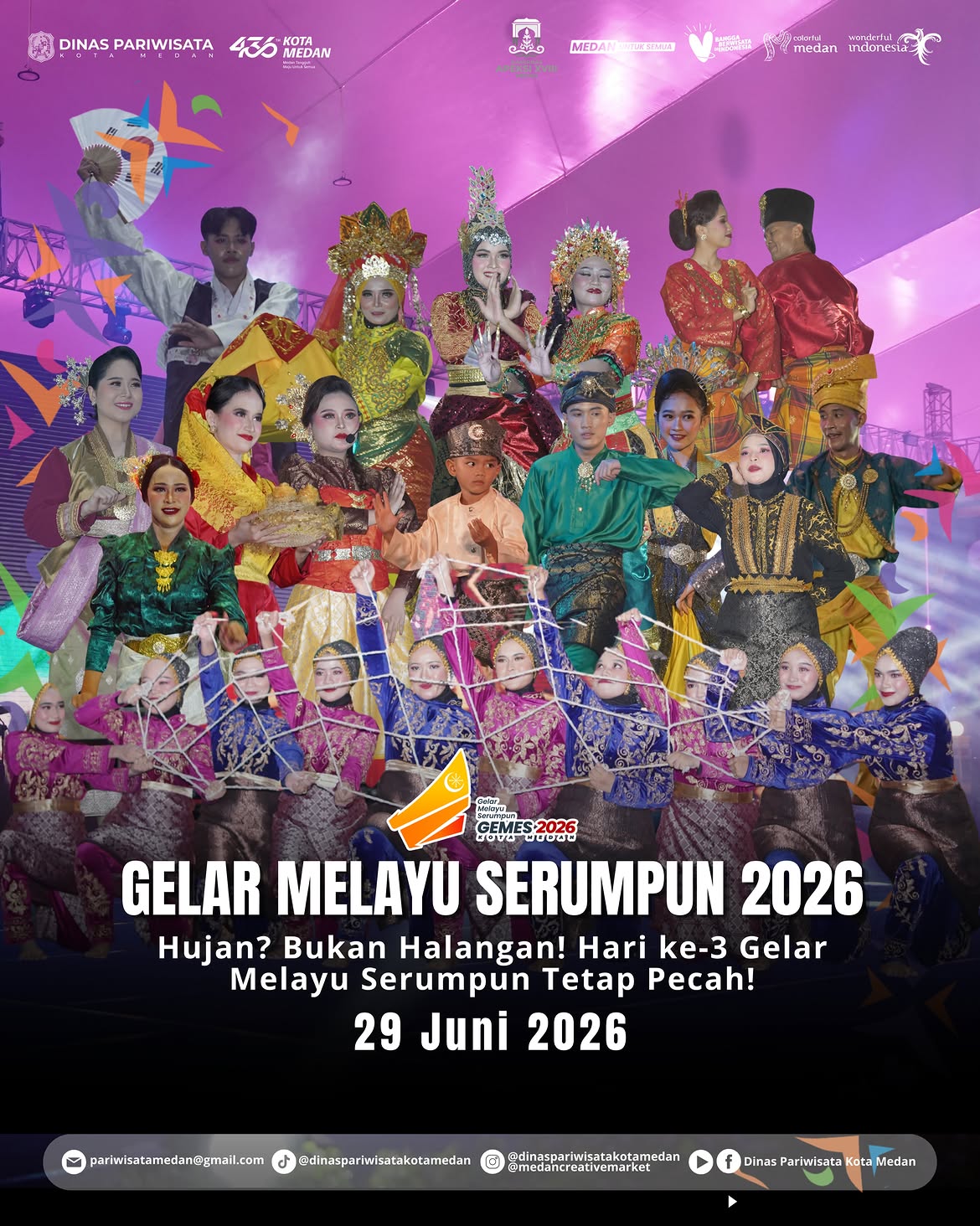  Hujan Bukan Halangan! Hari Ke-3 Gelar Melayu Serumpun (GEMES) 2026 Tetap Berlangsung Meriah dan Memukau Pengunjung
